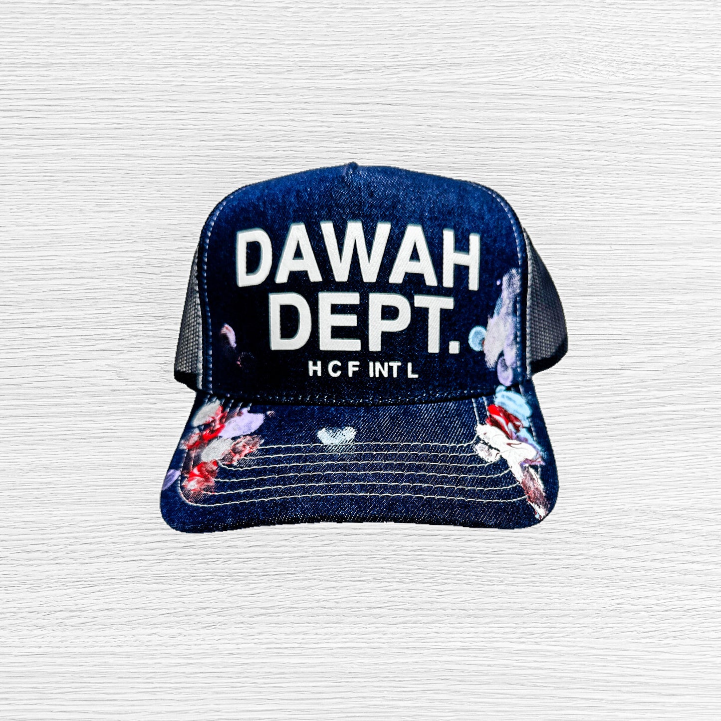 Hand Painted Trucker (Denim)