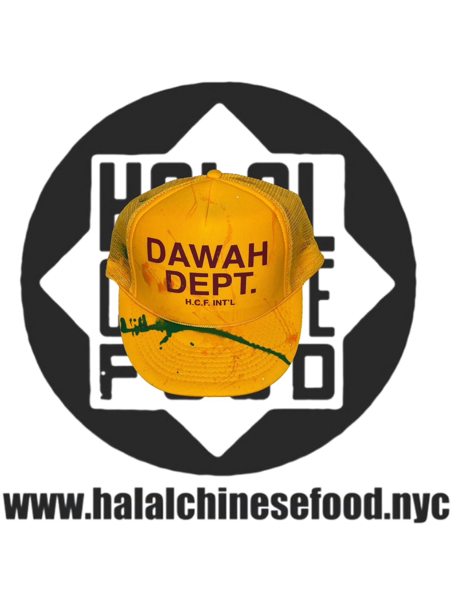 HAND PAINTED DAWAH DEPT. TRUCKER