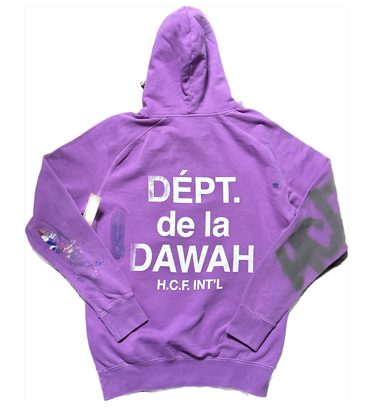 Dawah Dept. Special Edition Hand Painted Hoodie - VINTAGE ORCHID