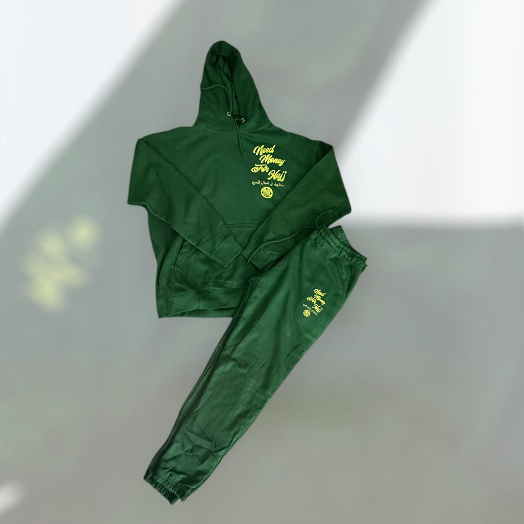 Money for Hajj Sweatsuit (Forest Green)