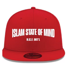 Islam State of Mind Caps - Red/ White
