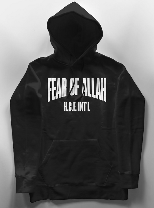 Fear Of Allah (Epic Version) - Hoodie - Black/White
