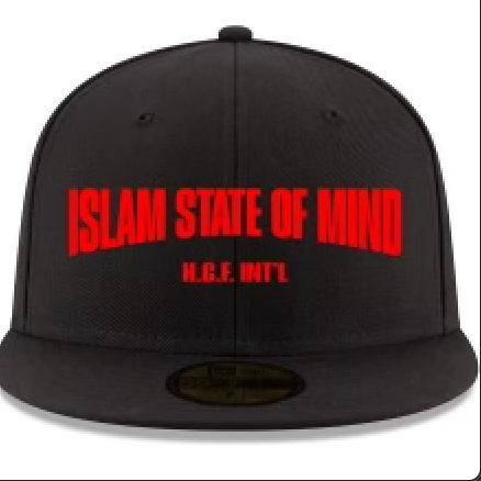 Islam State of Mind Caps - Black/Red