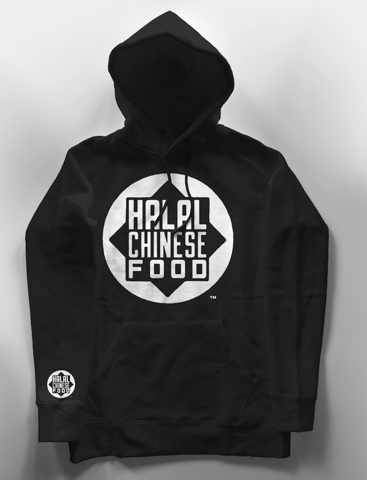 Halal Chinese food Signature Collection Hoodie -  Black