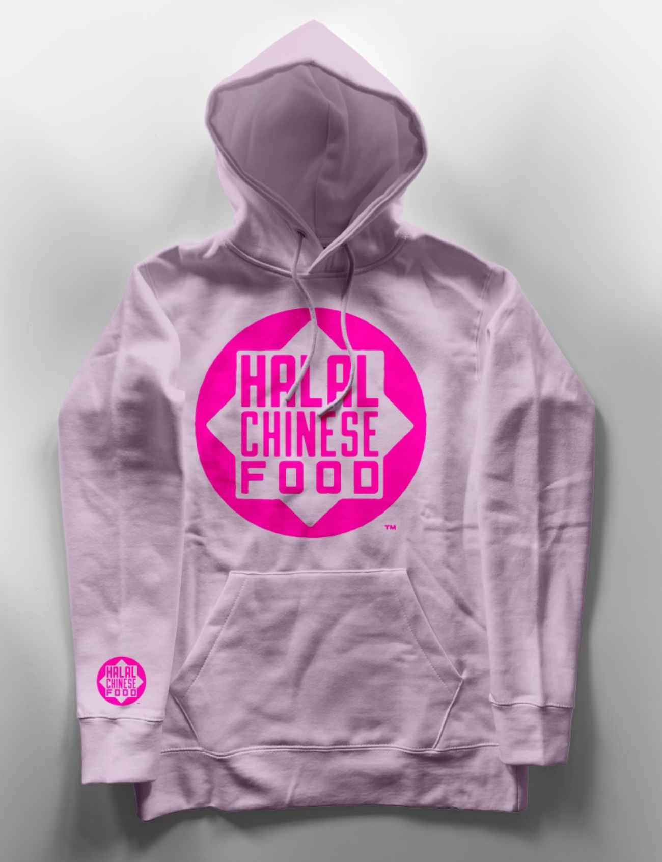 Halal Chinese food Signature collection Hoodie - Pink