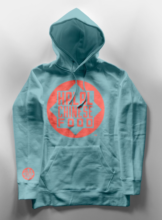 Halal Chinese food Signature collection Hoodie - Teal