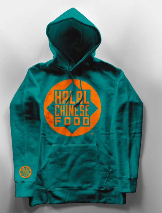 Halal Chinese food Signature Collection Hoodie -  Green