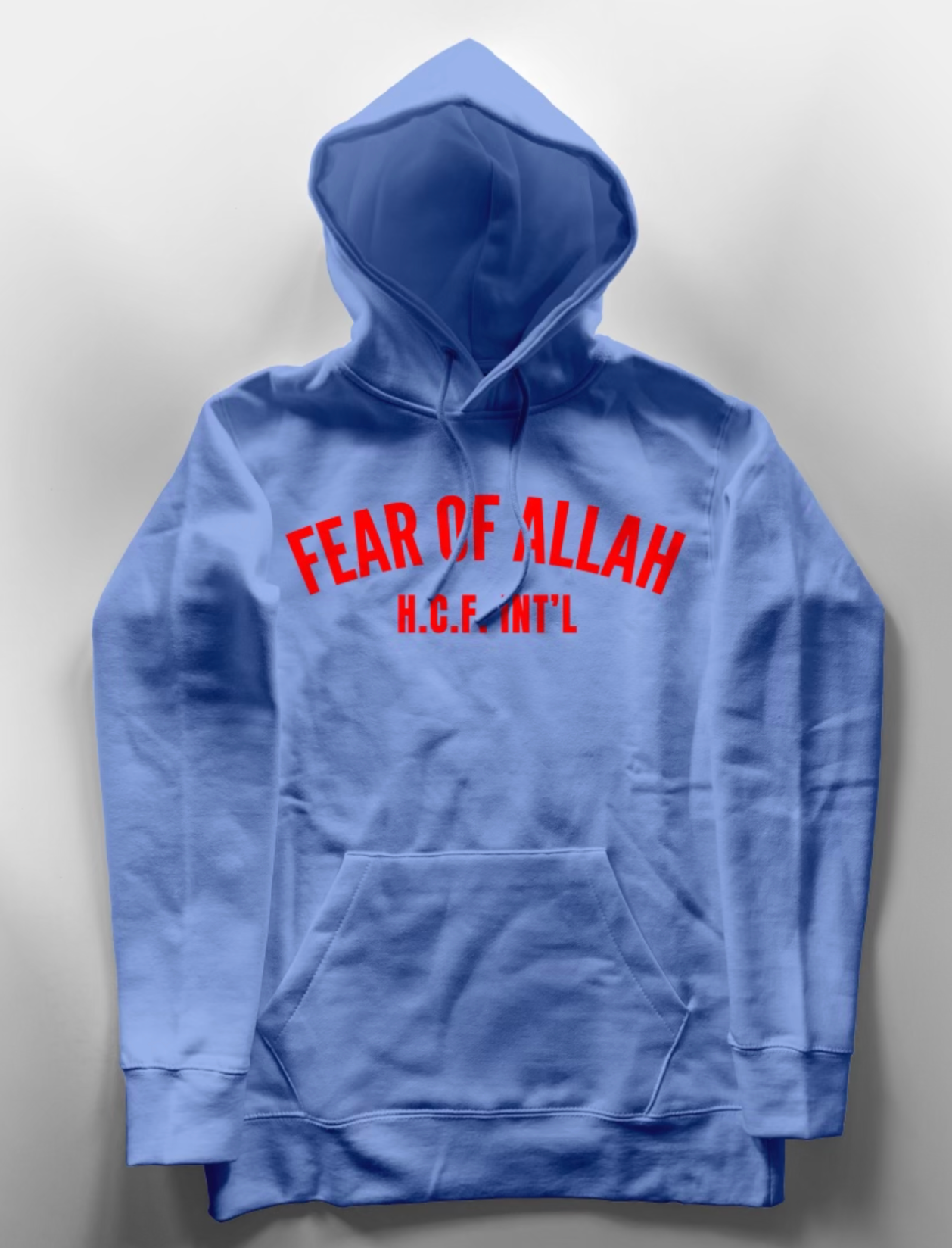 Fear of Allah Hoodie - Blue/Red