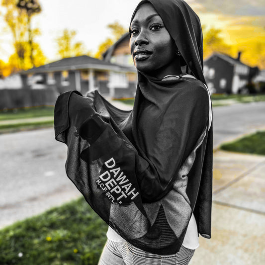 Dawah Dept Hijab - Black