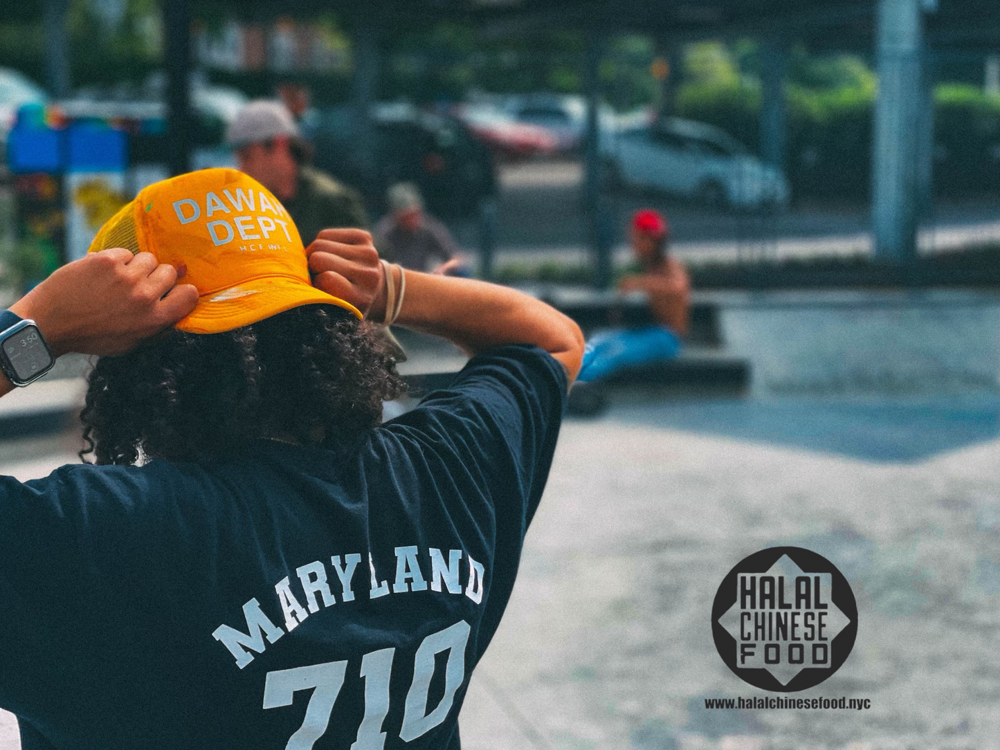 HAND PAINTED DAWAH DEPT. TRUCKER