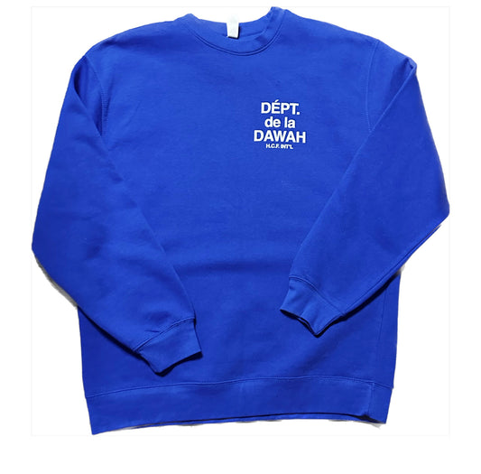 Dawah Dept Sweater - Royal Blue
